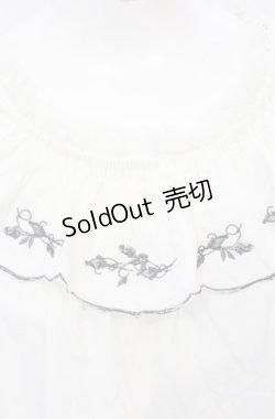 画像2: an another angelus / スカラップ刺繍プルブラウス F シロ O-25-05-31-1028-CA-BL-OW-OS