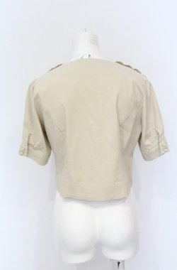画像2: an another angelus / ハンカチ刺繍開衿ジャケット F ベージュ O-25-05-31-1029-CA-JA-OW-OS