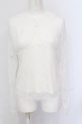 axes femme / 総レースインナー M シロ（公式展開色キナリ） O-25-05-31-1031-AX-TO-OW-OS