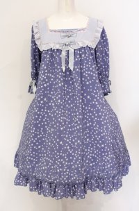 Angelic Pretty / Sweet Dreamワンピース  ラベンダー O-25-05-31-1034-AP-OP-OW-OS