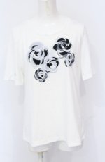 画像1: INGEBORG / ロゴプリントTシャツ  シロ O-25-05-31-1038-LO-TS-IG-ZT210 (1)