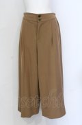 axes femme / サイドスカーフ切替パンツ M キャメル O-25-05-31-1042-AX-PA-OW-OS