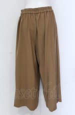 画像2: 【SALE】axes femme / サイドスカーフ切替パンツ M キャメル O-25-05-31-1042-AX-PA-OW-ZT303 (2)
