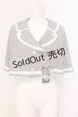 DearMyLove / 探偵テーラードショートケープ M〜L グレー O-25-05-31-064-EL-JA-OW-OS