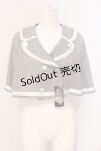 DearMyLove / 探偵テーラードショートケープ M〜L グレー O-25-05-31-064-EL-JA-OW-OS