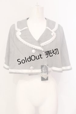 画像1: DearMyLove / 探偵テーラードショートケープ M〜L グレー O-25-05-31-064-EL-JA-OW-OS