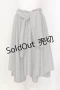 axes femme / シャツ巻き風イレヘムスカート F クロ O-25-05-31-069-AX-SK-OW-OS