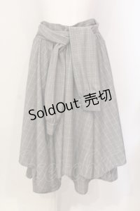 axes femme / シャツ巻き風イレヘムスカート F クロ O-25-05-31-069-AX-SK-OW-OS