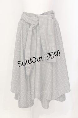 画像1: axes femme / シャツ巻き風イレヘムスカート F クロ O-25-05-31-069-AX-SK-OW-OS