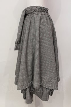 画像2: axes femme / シャツ巻き風イレヘムスカート F クロ O-25-05-31-069-AX-SK-OW-OS