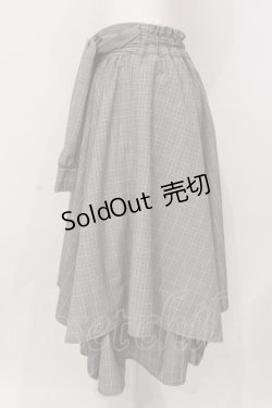 画像2: axes femme / シャツ巻き風イレヘムスカート F クロ O-25-05-31-069-AX-SK-OW-OS