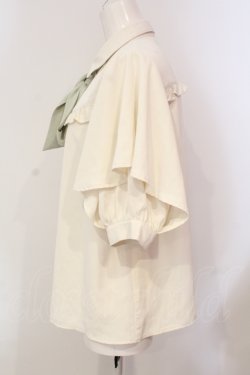 画像3: axes femme / ブーケリボン刺繍ブラウス M アイボリー×ミント O-25-05-31-070-AX-BL-IG-OS