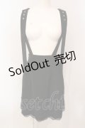 Ank Rouge / サスペンダーバックルタイトスカート  クロ O-25-05-31-076-CA-SK-IG-OS