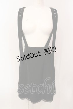 画像1: Ank Rouge / サスペンダーバックルタイトスカート  クロ O-25-05-31-076-CA-SK-IG-OS