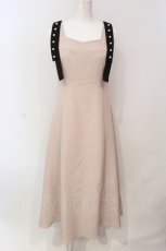 画像1: 【SALE】Millor TOKYO / パールショルダージャンスカ M ピンク×クロ O-25-05-31-082-LO-OP-IG-ZT231 (1)