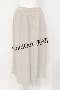 PINK HOUSE / ピンドットワイドパンツ  ベージュ O-25-05-31-009-LO-PA-OW-ZT097