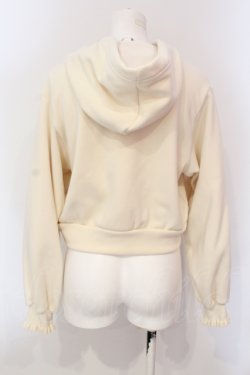 画像2: F i.n.t / シフォンリボンスウェットパーカー  クリーム O-25-05-31-087-CA-TO-IG-OS