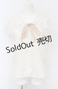 Amavel / ティータイム刺繍ブラウス  キナリ O-25-05-31-2009-CA-BL-OW-OS