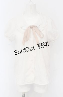 画像1: Amavel / ティータイム刺繍ブラウス  キナリ O-25-05-31-2009-CA-BL-OW-OS