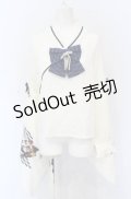 Amavel / お月見うさぎの和風ブラウス F アイボリー O-25-05-31-2011-CA-BL-OW-OS