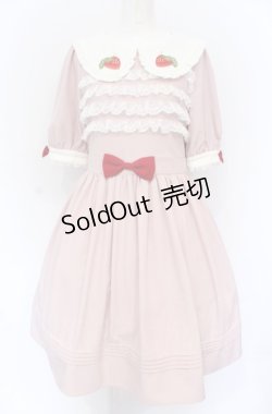 画像1: Lolime / Strawberry Lolitaワンピース  ピンク O-25-05-31-2002-LO-OP-OW-OS