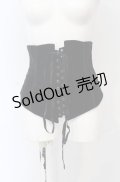 MIHO MATSUDA / 別珍コルセット  ブラック O-25-05-31-2014-GO-TO-OW-OS