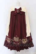 Amavel / Bears ClosetスイートAラインワンピース F ワイン O-25-05-31-2016-CA-OP-OW-OS