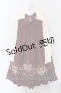 Amavel / Bears ClosetスイートAラインワンピース F ワイン O-25-05-31-2016-CA-OP-OW-OS