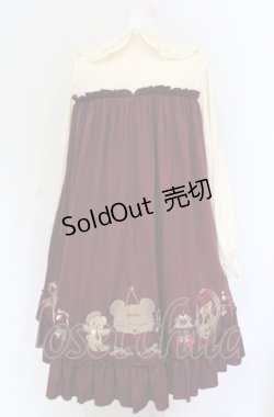 画像2: Amavel / Bears ClosetスイートAラインワンピース F ワイン O-25-05-31-2016-CA-OP-OW-OS