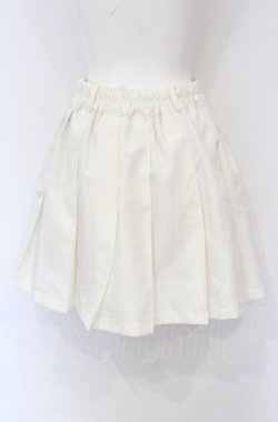 画像2: axes femme /  刺繍入プリーツキュロット F アイボリー O-25-05-31-2020-AX-PA-YM-OS