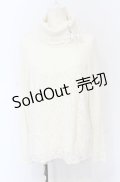 axes femme / レース切り替えハイネックニット M キナリ O-25-05-31-2022-AX-TO-OW-OS