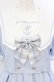 画像2: Amavel / Twinkle Plaid セットアップ風セーラーワンピース F サックス O-25-05-31-2024-CA-OP-OW-OS (2)