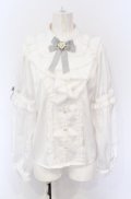 Amavel / Classical Doll カスケードフリルブラウス F シロ O-25-05-31-2026-CA-BL-OW-OS
