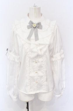 画像1: Amavel / Classical Doll カスケードフリルブラウス F シロ O-25-05-31-2026-CA-BL-OW-OS