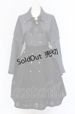 画像1: Amavel / Secret Antique Key　ワンピース  グレー×クロ O-25-05-31-2029-CA-OP-OW-OS