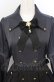 画像2: Amavel / Secret Antique Key　ワンピース  グレー×クロ O-25-05-31-2029-CA-OP-OW-OS (2)