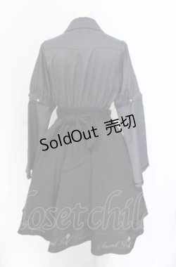 画像3: Amavel / Secret Antique Key　ワンピース  グレー×クロ O-25-05-31-2029-CA-OP-OW-OS