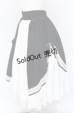 画像2: axes femme kawaii / マリアンヌスカート M クロ×シロ O-25-05-31-2032-AX-SK-OW-OS