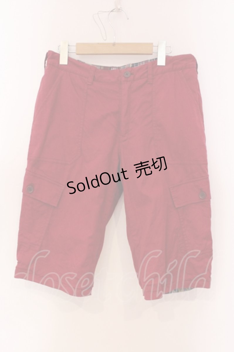 画像3: 【SALE】Karl Helmut / リバーシブルハーフパンツ 4（L） ワイン×チェック O-25-05-31-001-EL-PA-OW-ZT117 (3)