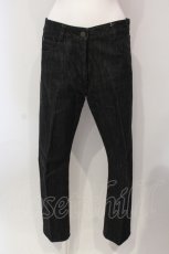 画像1: 【SALE】PINK HOUSE / 起毛チェックポケット使いデニムパンツ M クロ O-25-05-31-015-LO-PA-OW-ZT096 (1)
