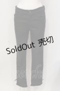 PINK HOUSE / 裾2段レースデニムパンツ S クロ O-25-05-31-019-LO-PA-OW-OS