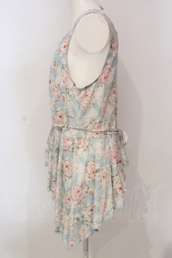 画像2: PINK HOUSE / シャビーローズ アシンメトリーチュニック  サックス O-25-05-31-021-LO-TO-IG-OS