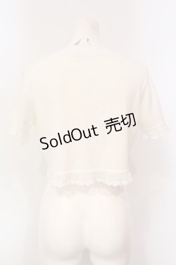 画像4: PINK HOUSE / プチリボンショートボレロ  シロ O-25-05-31-024-LO-TO-IG-OS