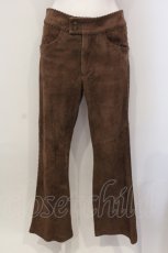画像1: 【SALE】PINK HOUSE / ラムレザーパンツ M ブラウン O-25-05-31-003-LO-PA-OW-ZT117 (1)