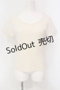 PINK HOUSE / ローンスリーブTシャツ  アイボリー O-25-05-31-026-LO-TO-IG-OS