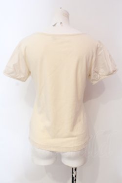 画像2: PINK HOUSE / ローンスリーブTシャツ  アイボリー O-25-05-31-026-LO-TO-IG-OS
