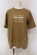 Karl Helmut / ロゴptTシャツ M イエローブラウン O-25-05-31-030-EL-TO-OW-OS