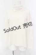 PINK HOUSE / レースラグランハイネックカットソー M アイボリー O-25-05-31-032-LO-TO-OW-OS
