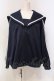 画像1: Candy Stripper / SAILOR JERSEY ブルゾン  ネイビー O-25-06-03-001-PU-JA-OW-OS (1)
