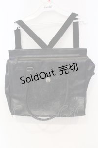 MIHO MATSUDA / ジャガード3wayバッグ  ブラック O-25-06-03-034-GO-BG-OW-OS